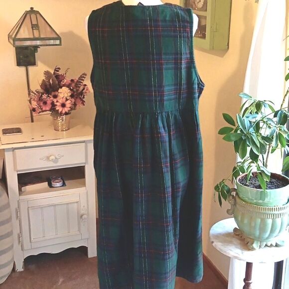 Vintage Honors Plaid Maternity Jumper Cottagecore, Coastal Cowgirl, Country - Picture 6 of 12